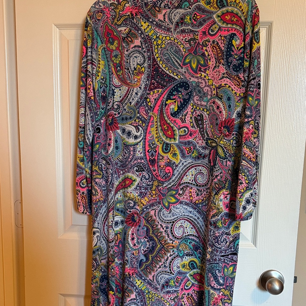 Honeyme Multicolor Paisley Top - Picture 4 of 5